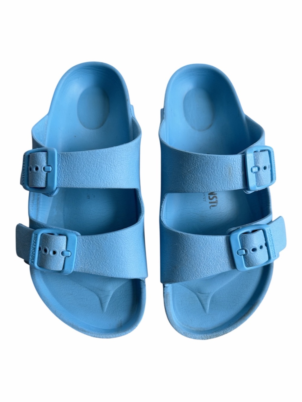 Kids Light Blue Birkenstock Arizona EVA Sandals